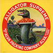 Alligator Supreme Citrus Label