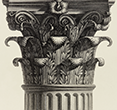 Top of a Greek column