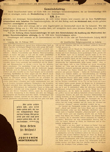 Gemeindeblatt der Israelitischen Religionsgemeinde zu Leipzig amtliches Nachrichtenblatt der Gemeindeverwaltung