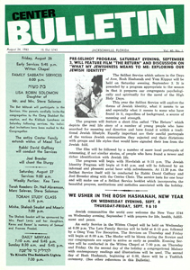 Center Bulletin