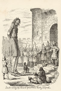 Jack brings the Giant Prisoner to King Alfred
